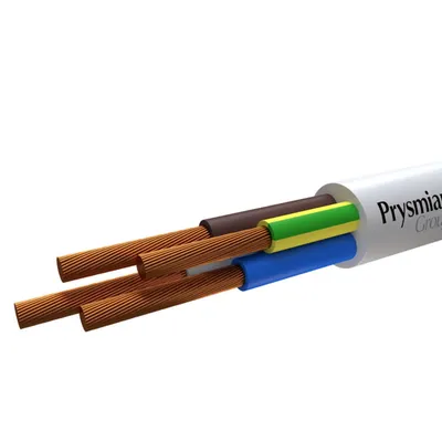 Провод РЭК-PRYSMIAN 0104040201, ПВС 4х1.5, белый