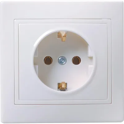 Розетка IEK ERK14-K01-16-DM, KVARTA РС10-3-КБ, 1-местная, 16А, с заземлением, IP20
