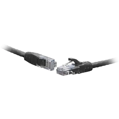 Патч-корд SNR SNR-UU4-6-005-LST-BK, U/UTP cat.6, 4 пары, 0,5 м, LSZH, чёрный
