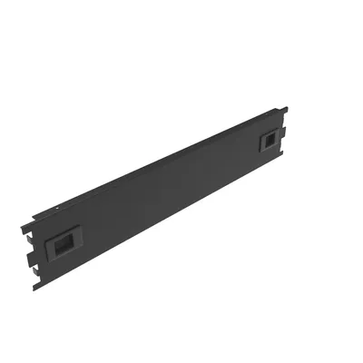 Заглушка SNR SNR-BP-2U-PL, 2U, 19", пластиковая защелка, черная
