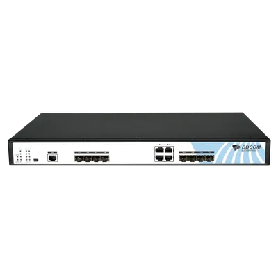 OLT BDCOM P3600-04-2AC, 4xGEPON, 2xSFP+, 2xRJ-45, 2 БП AC