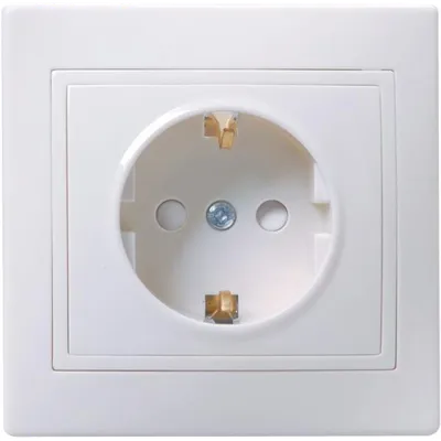 Розетка IEK Кварта ERK11-K01-16-DM, 1-местная, 16 А, с заземлением, IP20