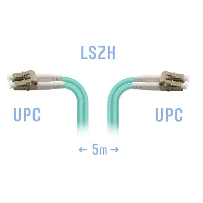 Патчкорд оптический B-OptiX BO-PC-LC/UPC-MM-DPX-5m, LC/UPC, MM Duplex, 5 м