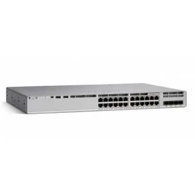 Коммутатор Cisco Catalyst C9200L-24P-4G-E, 24×1GbE PoE+, 4×SFP, управляемый