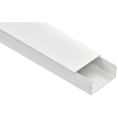 Кабель-канал IEK CKK10-080-040-1-K01-010 ЭЛЕКОР, 80×40 мм, 2 м, ПВХ, белый