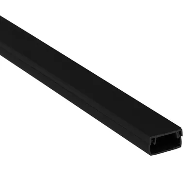 Кабель-канал EKF kk-15-10b, 15×10 мм, L2000, черный