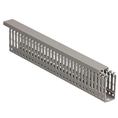 Кабель-канал IEK CKM50-025-060-1-K03, перфорированный, 25x60 мм, 2000 мм, ПВХ