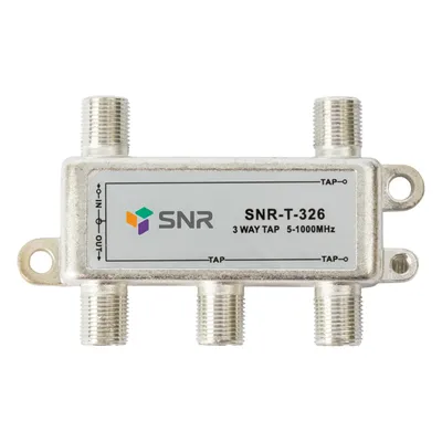 Ответвитель абонентский SNR SNR-T-326, 3 отвода, IN-TAP 26 дБ