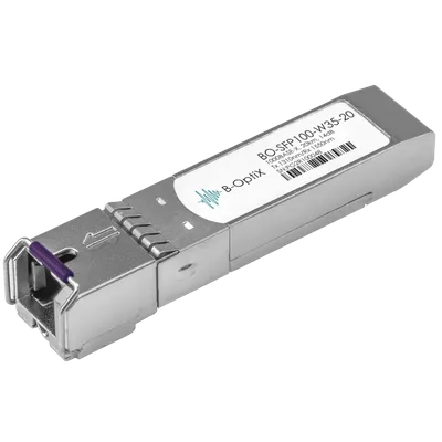 Модуль SFP B-OptiX BO-SFP100-W35-20, 100Mb, 1310нм, 20км