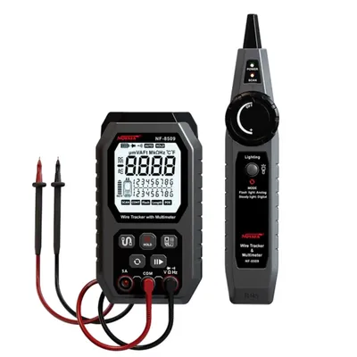 Тестер сетевых кабелей Noyafa NF-8509, RJ-45, CAT5/CAT6, PoE 802.3at, до 200 м