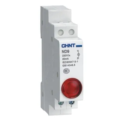 Индикатор световой CHINT 594113, AC/DC 230В, IP20, 1 модуль