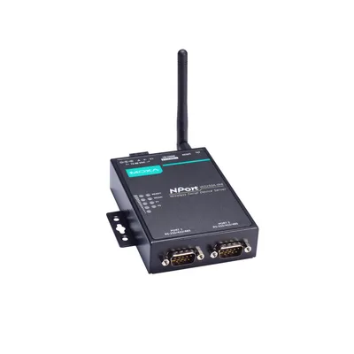 Преобразователь MOXA NPort W2250A-W4-EU, 2×RS-232/422/485–Wi-Fi