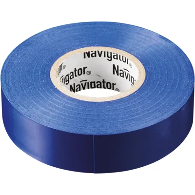 Изолента ПВХ Navigator 71233, 15 мм × 10 м, синяя
