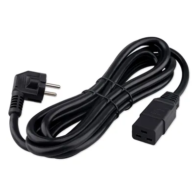 Кабель питания Gembird PC-S22-C19-2.5-3M, Schuko-C19, 3м, 16A