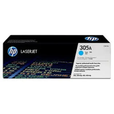 Картридж HP CE411A (305A) голубой, 2600 страниц, для LaserJet Pro 300/400