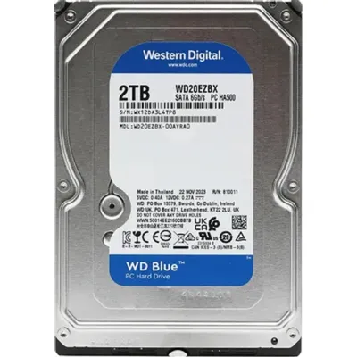 (Поврежденная упаковка) Жесткий диск WD Original SATA-III 2Tb WD20EZBX Blue (7200rpm) 256Mb 3.5"