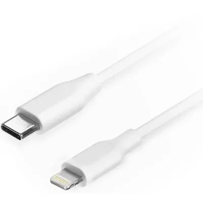 Кабель Filum FL-C-U2-CM-LM-1M-W, USB 2.0, USB-C – Lightning, 1 м, 3 А