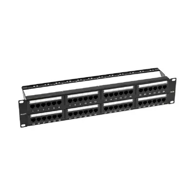 Патч-панель Rexant 02-0032, 19", 2U, 48 портов, RJ-45, cat.5e