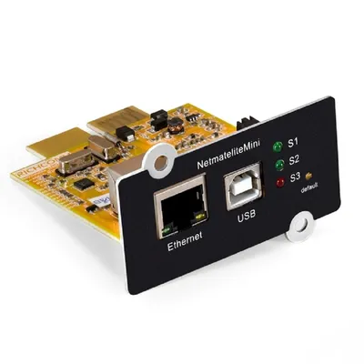 SNMP-карта ExeGate EX297647RUS, 1×RJ45, 1×USB(B), для ИБП