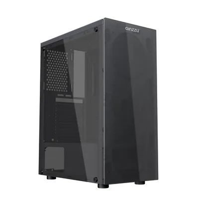 Корпус Ginzzu SL190, ATX, Micro-ATX, сталь, чёрный