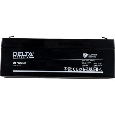 Аккумулятор Delta DT 12022, 12В, 2.2Ач, AGM