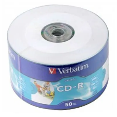 Диски CD-R Verbatim 43794, 700MB, 52x, Ink Printable, 50 шт