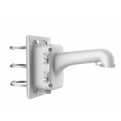 Кронштейн Hikvision DS-1604ZJ-BOX-POLE, на столб, алюминий, белый