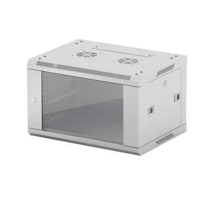 Шкаф телекоммуникационный Neomax NCB-WM9U-6035GK3-100-GY, 9U, настенный, 600x350мм