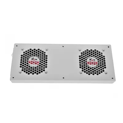 Вентиляторный модуль REM R-FAN-2TJ-36V-48V, 36–48 В, 2 вентилятора, термостат, 45×432×195 мм