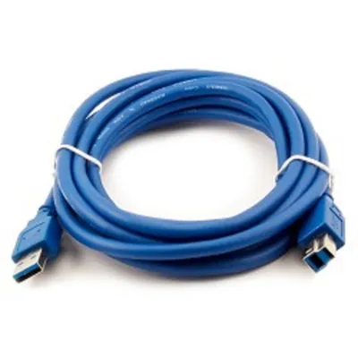 Кабель VCOM VUS7070-1.8M, USB 3.0 Am/Bm, 1.8 м, синий