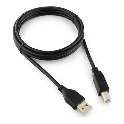 Кабель USB Gembird CCP-USB2-AMBM-6, USB 2.0, A-B, 1.8м, чёрный