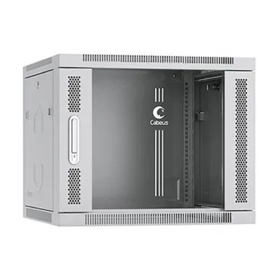 Шкаф телекоммуникационный Cabeus SH-05F-9U60/35, настенный 19" 9U, 600×350×501 мм