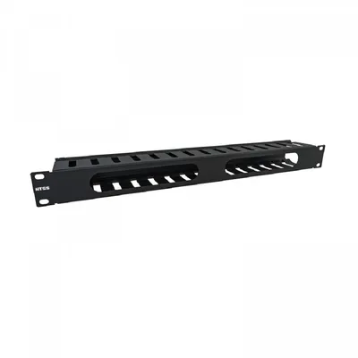 Организатор кабельный NTSS NTSS-HORGC-1U-(72)-BL, 19", 1U, глубина 72 мм, металл