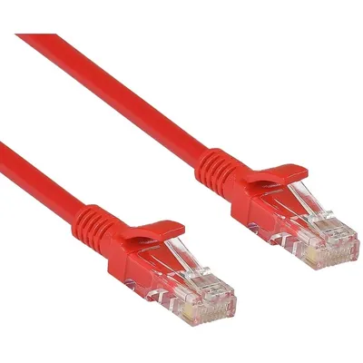 Патч-корд EXEGATE EX258670RUS, UTP cat.5e, RJ45, 1.5м, красный