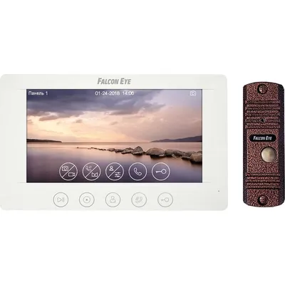 Комплект видеодомофона Tantos 00-00331349, Wi-Fi, 7", сенсорный