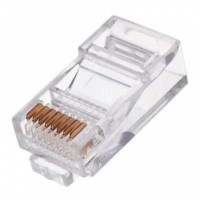 Коннектор Cablexpert LC-PTU-01/100, RJ-45 (8P8C), кат.5e, сквозной, 100 шт
