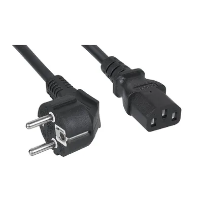 Кабель Cabeus PC-186-VDE-0.6M, Schuko–C13, 0.6м