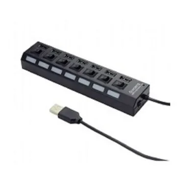 USB-хаб Gembird UHB-U2P7-02, 7×USB 2.0, с питанием