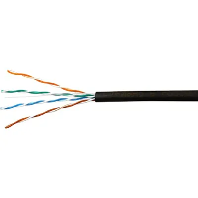 Кабель SkyNet CSP-UTP-4-CU-OUT, UTP cat.5e, 4×2×0.51 мм, медный, 305 м, чёрный