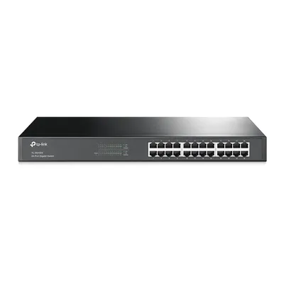 Коммутатор TP-Link TL-SG1024, неуправляемый, 24×1GbE, 1U, металл