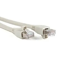 Патч-корд Hyperline PC-LPM-STP-RJ45-RJ45-C6a-0.5M-LSZH-GY, F/UTP Cat.6a, 0.5 м, серый