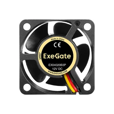 Вентилятор ExeGate EX297016RUS, 40×40×20 мм, 6300 об/мин, 3-pin