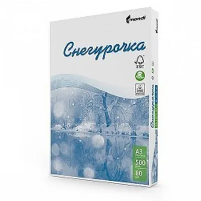 Бумага Mondi 012/230, СНЕГУРОЧКА, А4, 80г/м², 500л