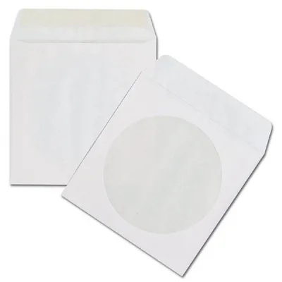 Конверт бумажный с окном для CD CMC SBW-1001