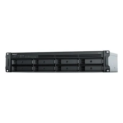 СХД Synology RS1221RP+, 8×SATA, AMD Ryzen V1500B, 4ГБ RAM, 4×GbE, 2U