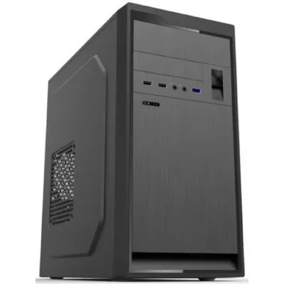 Корпус ПК POWERMAN 6194687, Mini-Tower, mATX/mITX, 450 Вт, 2×USB 3.0