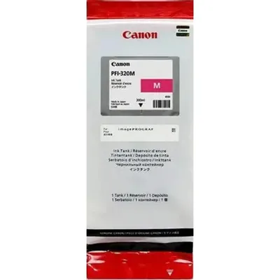 Картридж Canon PFI-320 M 2892C001, пурпурный, 300 мл, для imagePROGRAF TM-200/205/300/305