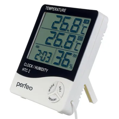 Метеостанция Perfeo PF_C3660, часы, термометр, влажность, будильник