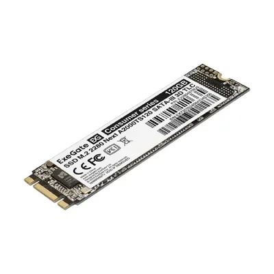 SSD ExeGate EX280467RUS, M.2, 120 ГБ, 550/489 МБ/с
