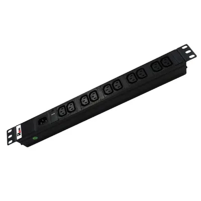 Блок розеток ЦМО R-10-10C13-I-440-Z, 10A, 10×C13, 1U